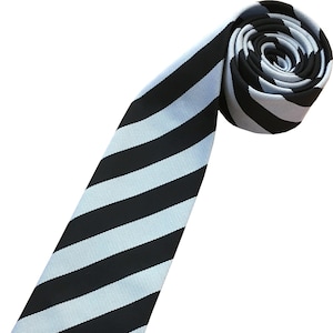 Mildred Hubble Worst Witch Black & White Stripe School Tie