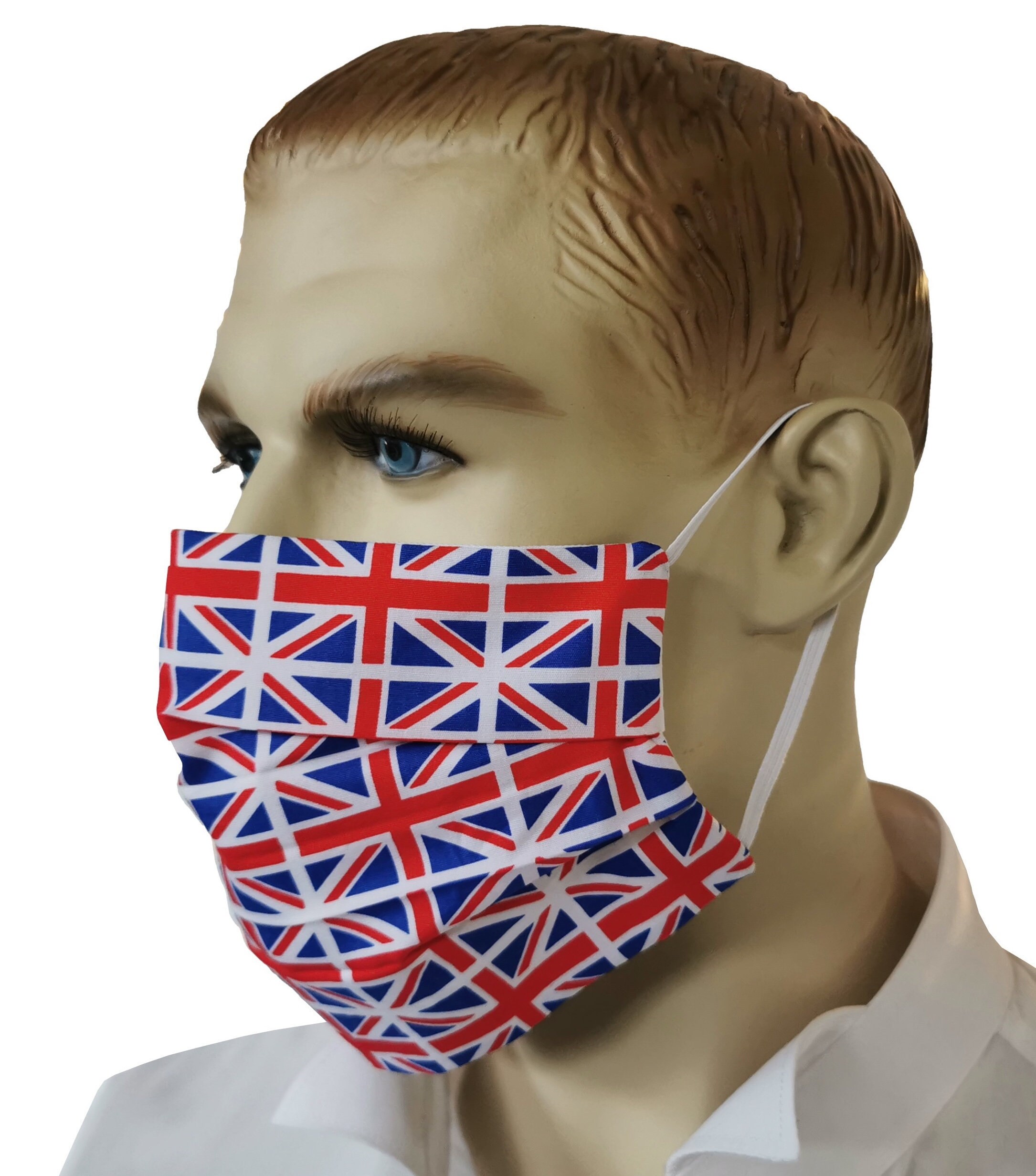 Adult 100 Cotton Union Jack Face Mask Etsy