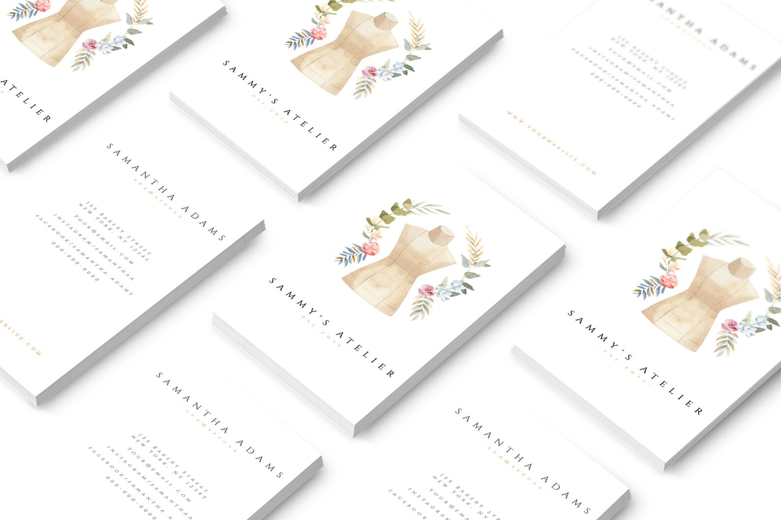 DIY Printable Business Card Editable Business Card - Etsy