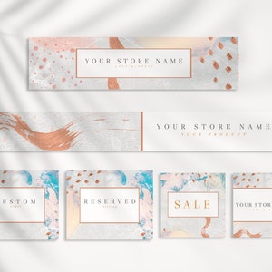 Editable Etsy Branding Kit Etsy Branding Etsy Colorful - Etsy