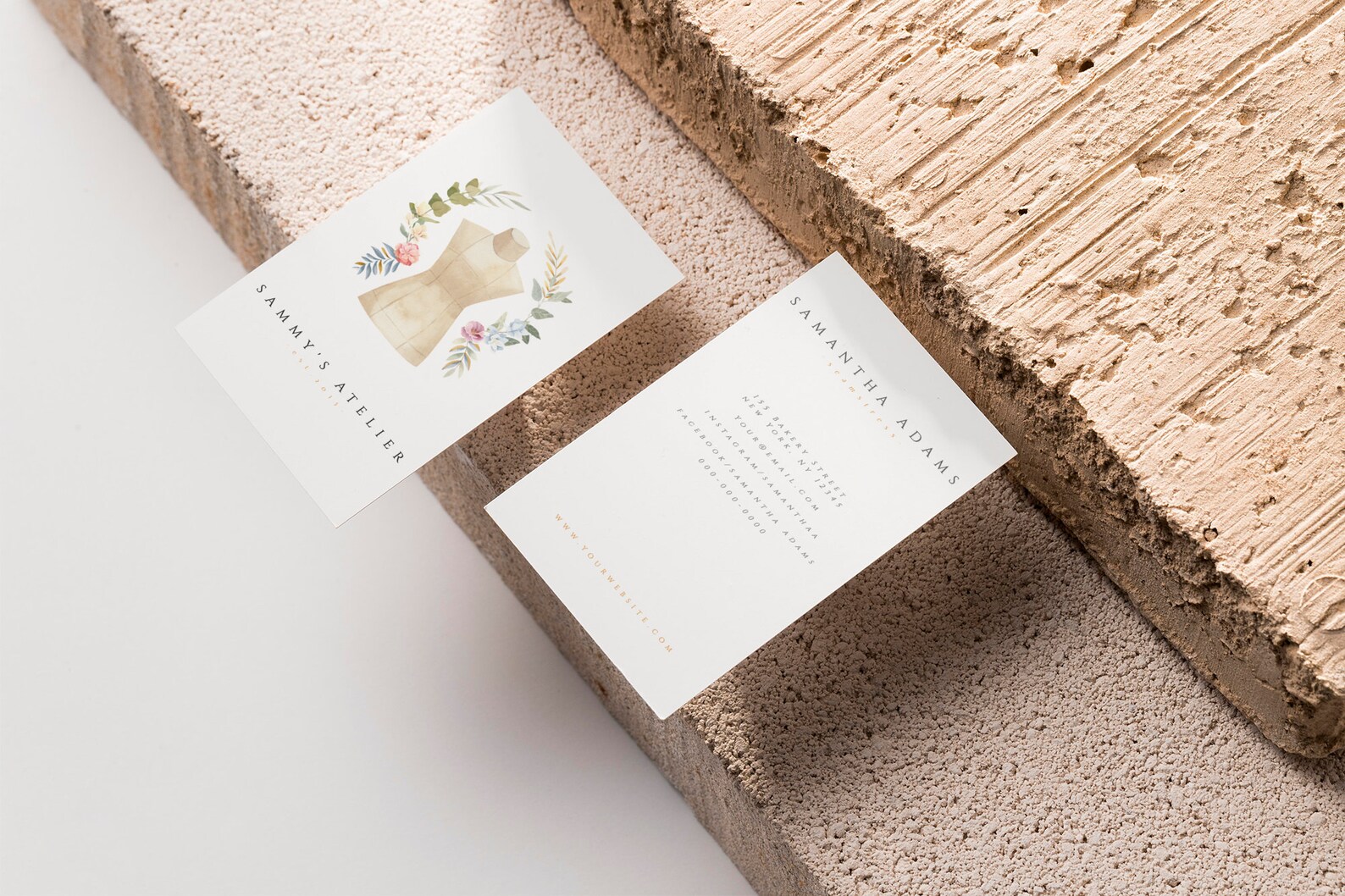 DIY Printable Business Card Editable Business Card | Etsy