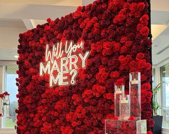 Will You Marry Me? Neon Sign, Custom Wedding LED Neon Light Home Wall Decor Wedding Engagement Party Backdrop Decoration Personalized Gift