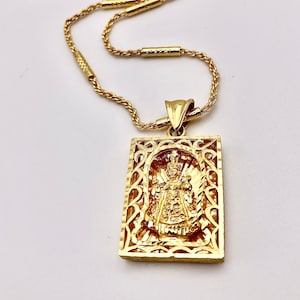 18 carat gold, baby Jesus, gold baby Jesus pendant, baby Jesus necklace