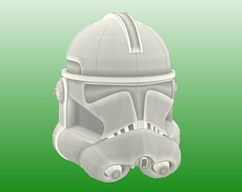 Clone Trooper Phase 2 Helmet Templates - Foam