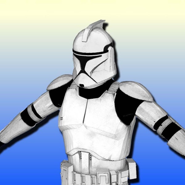 Clone Trooper Phase 1 Armor Templates - Foam