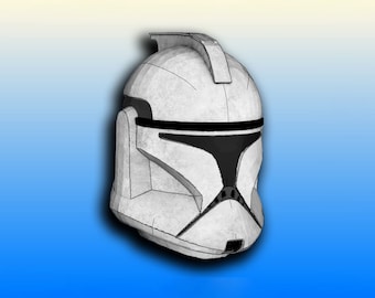 Clone Trooper Phase 1 Helmet Templates - Foam