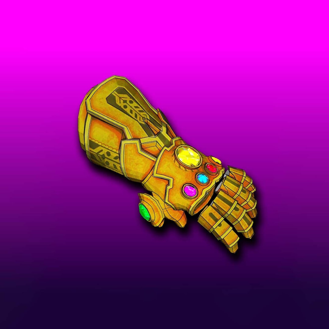 MCU Infinity Gauntlet Templates Foam Etsy