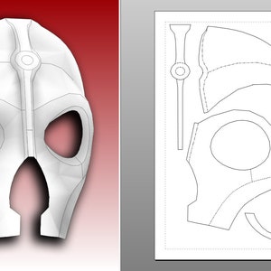 Darth Nihilus Mask Templates KOTOR 2 Foam - Etsy