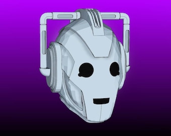 Cyberman Helmet Templates - Foam
