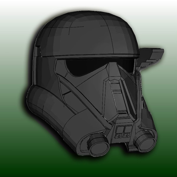 Death Trooper Helmet Templates - Foam
