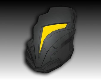 Arcann Mask Templates - Star Wars The Old Republic - Foam