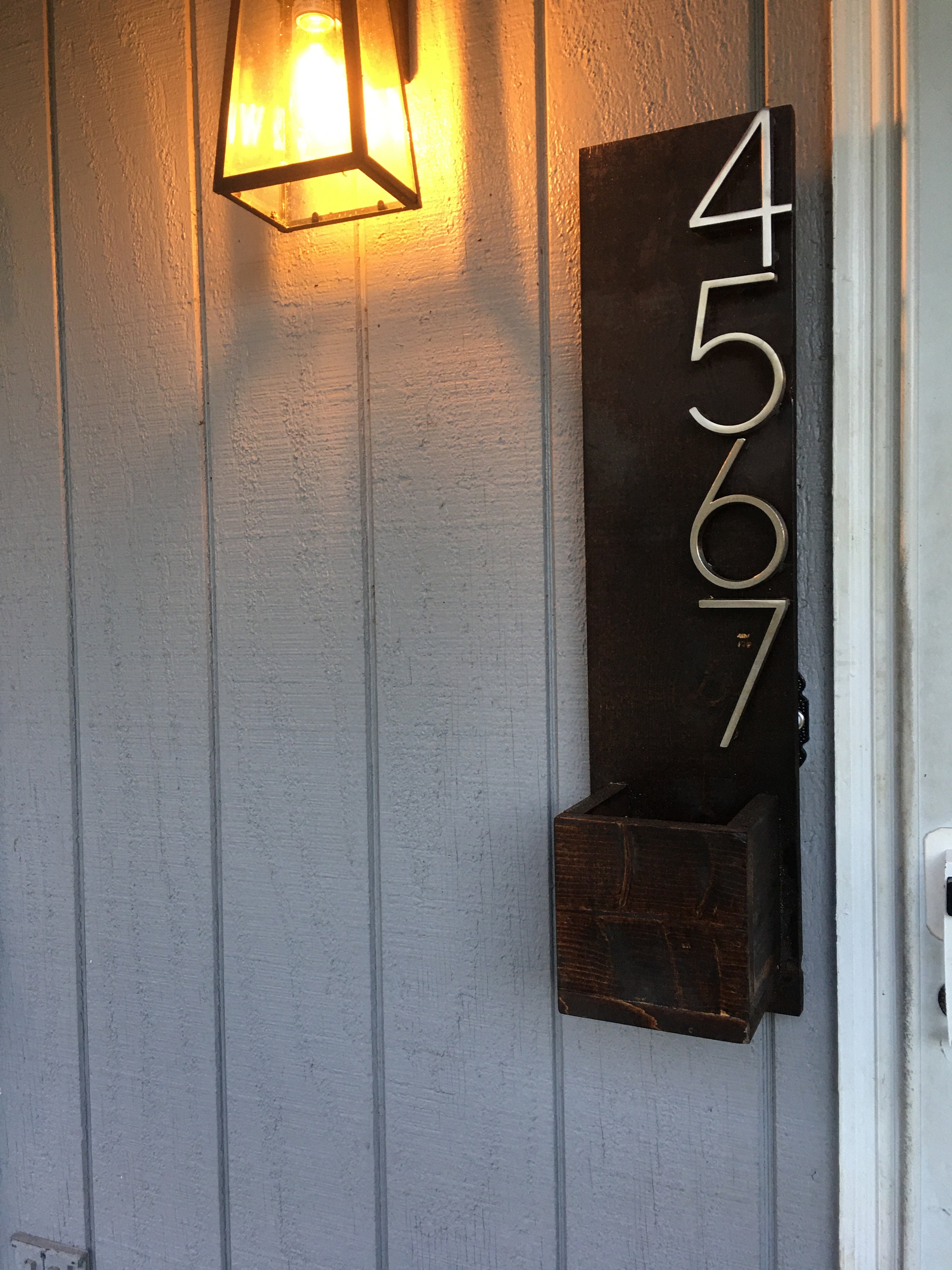 House Number Plaque Etsy