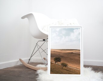 South Downs Print: Digital Download Photograph - Landscape Print, Printable Wall Art, Print yourself Digital Download Wall Art