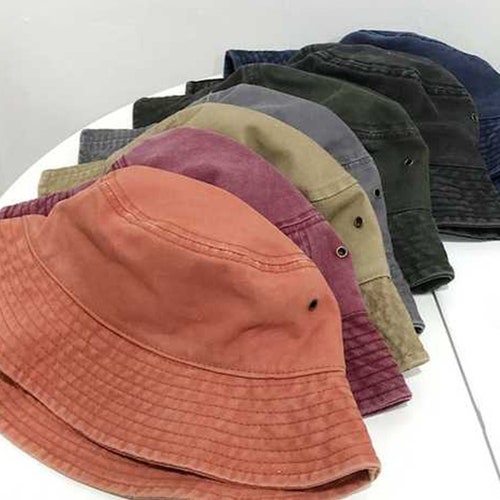 Top Quality 100% Cotton and Denim Bucket Hats and Pigment Dyed Bucket Hats. Great for Summer, Beach, Urban, Leisure, and Everyday Hats