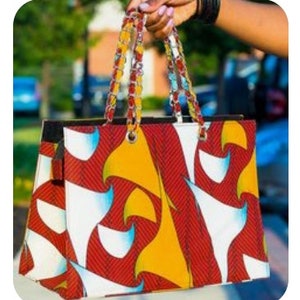 Sac à main Ankara, tissu africain, Ladies Pause, pochette Ankara, mode africaine, sac à main,