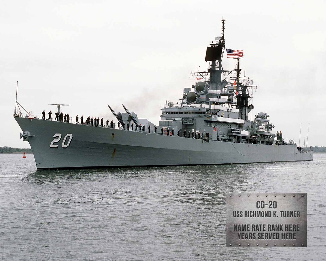 Personalized Metal CG 20 USS Richmond K Turner Photo Wall Print - Etsy