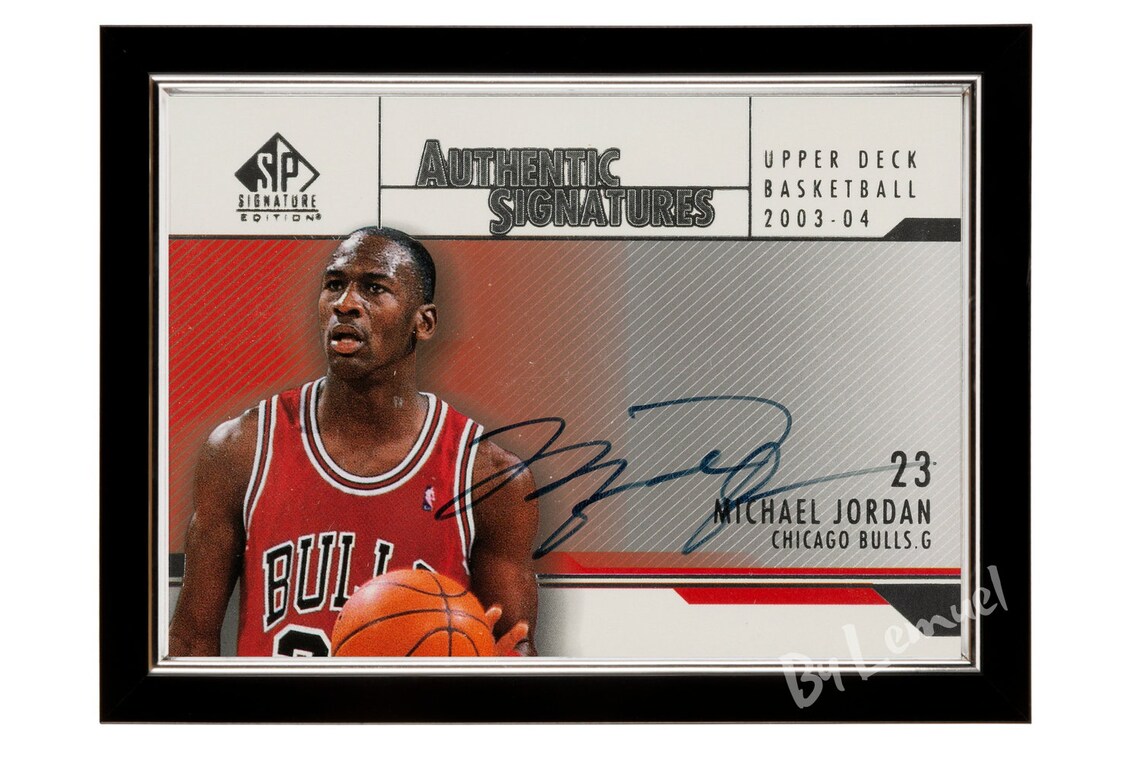michael jordan signature card