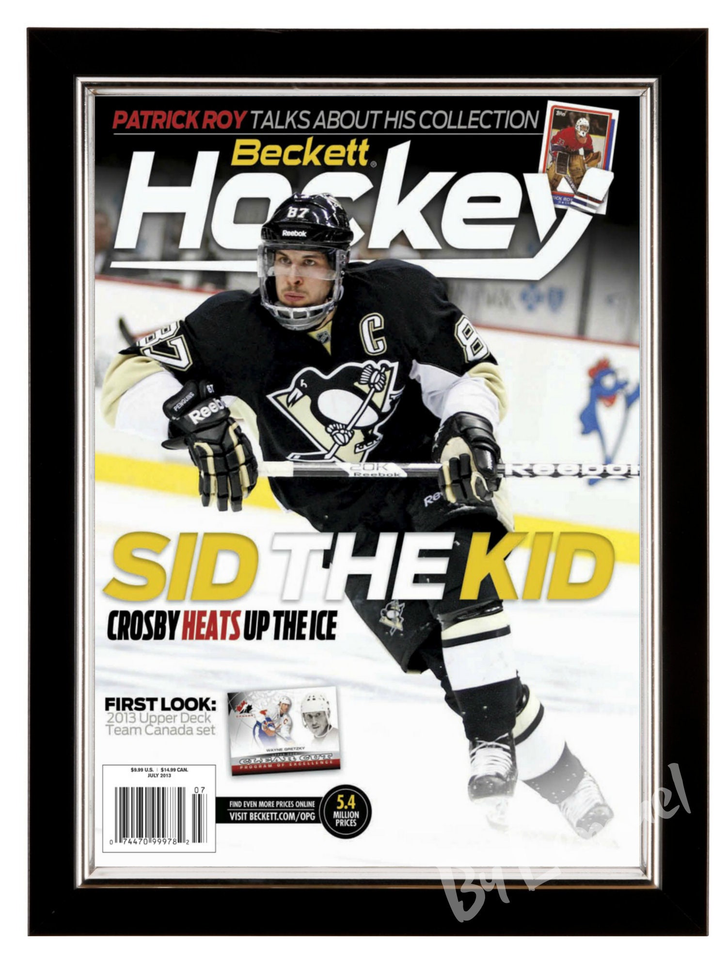 Sidney Crosby Beckett Hockey Magazine Cover 2013 Gift Poster Etsy