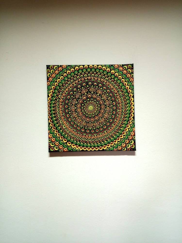 Mandala wall art wall art painting decor for home mandala Etsy