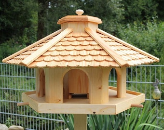 Premium bird house (V52) larch wood bird houses bird feeder bird house