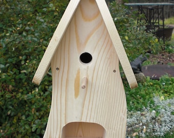 Scatola nido decorativa (N1) con mangiatoia per uccelli Casette per uccelli Decorazione da giardino