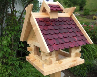 Vogelhaus Vogelhäuser (V02) Vogelfutterhaus Vogelhäuschen aus Holz