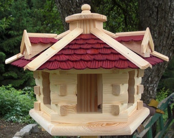 Vogelhaus (V32) Vogelhäuser Vogelfutterhaus Vogelhäuschen aus Holz