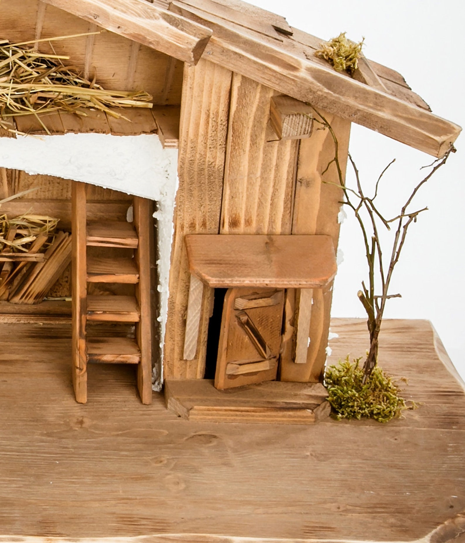 Große Weihnachtskrippe W11 Krippe Krippenstall Weihnachten  Etsy