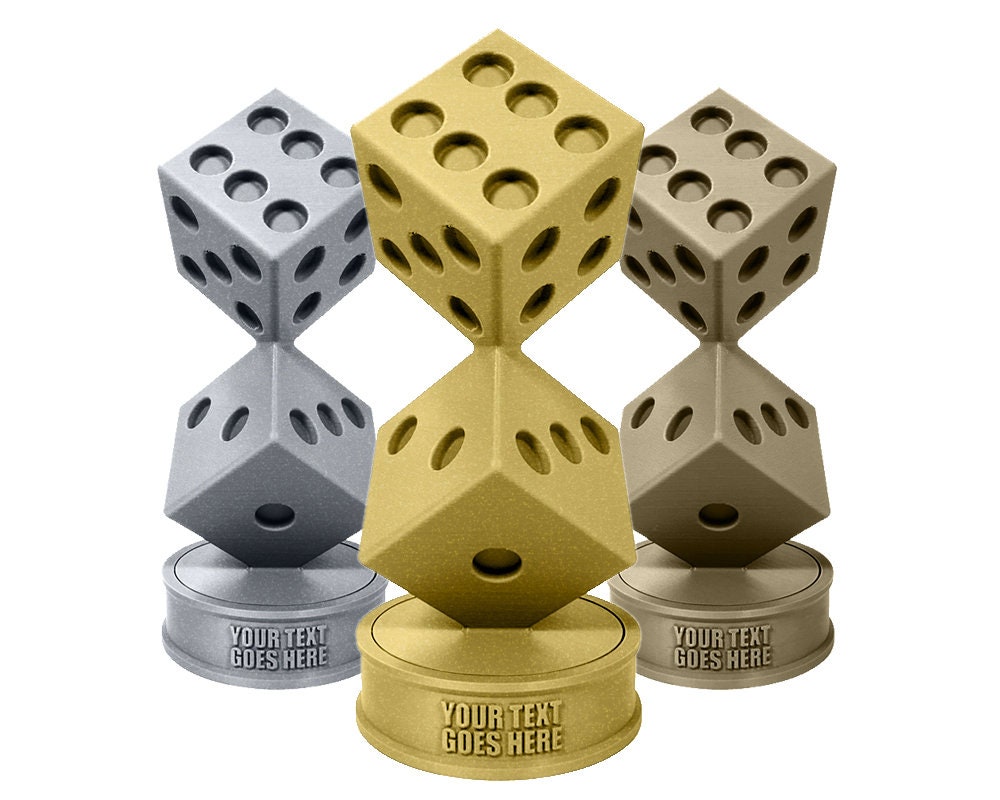 Double Die Trophy | STL
