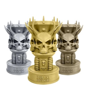 Horned Skull Trophy | 3D Printing File (STL Digital Download)