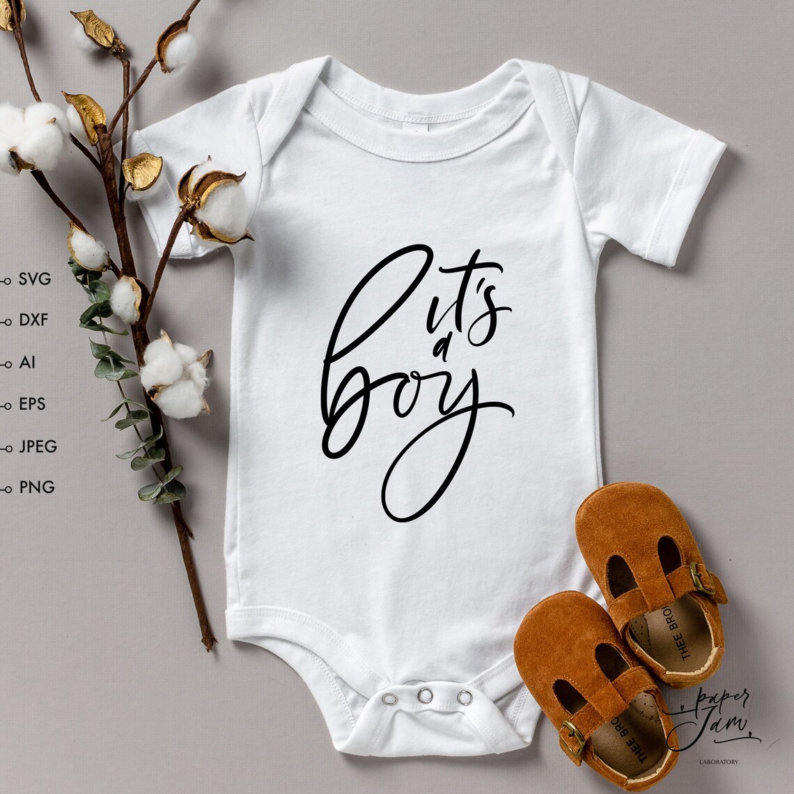 Its a boy SVG baby boy SVG newborn baby boy onesie design Etsy