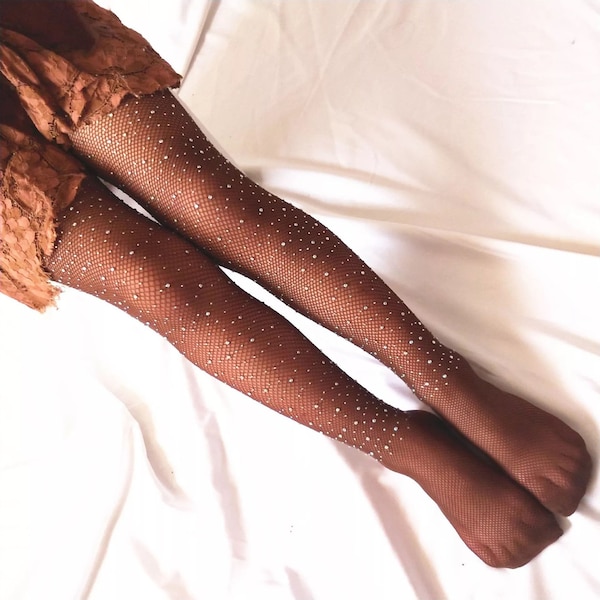 Brown Tights Etsy