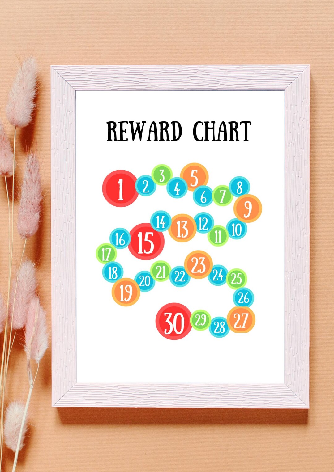 Reward Chart for Kids - Training Chart - Potty Training - Habit ...