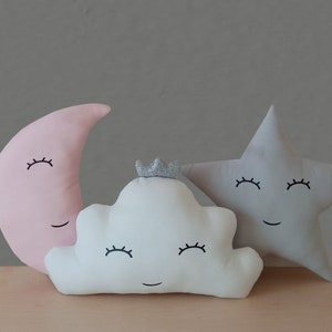 Cloud Pillow, Teepee Decorations, Cloud Cushion, Kids Room Decor, Childrens Bedroom Accessories, gift for children, Cloud Pillow for Nursery
