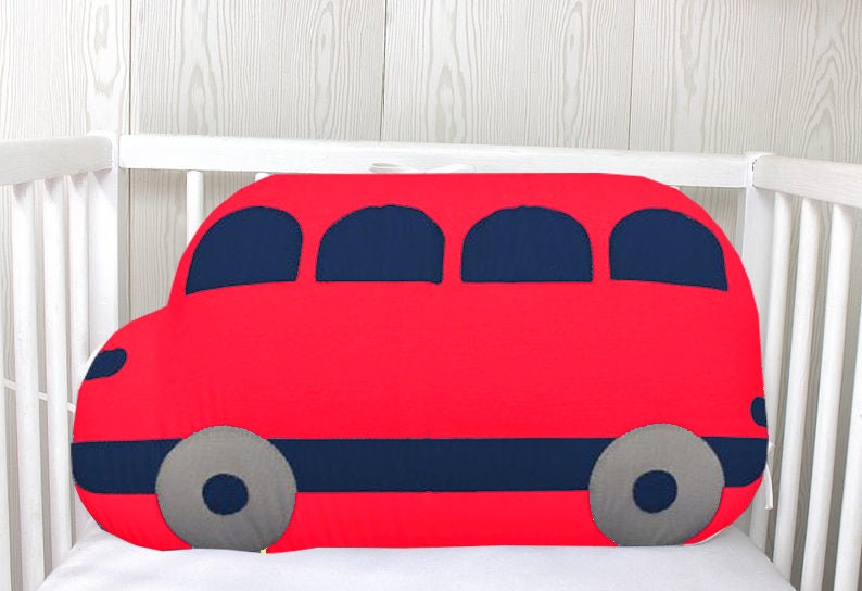 Car Shaped Pillow Boy's Room Decor Baby Nursery Decor Etsy