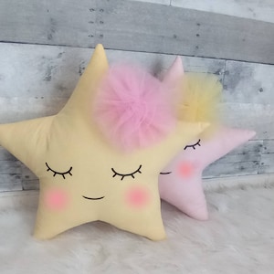 Star Pillow, Star Cushion, Star Shaped, Star Decor Kids Pillow,  Decorative Star Pillow, Star Nursery Decor, sweet pillow,Christmas gift