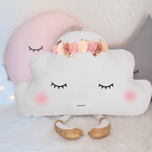 Cloud Pillow with Legs, Nursery Decor, Baby Shower Gift