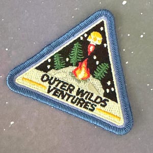 Parche bordado inspirado en Outer Wilds: para coser o planchar