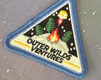 Outer Wilds Inspired Embroidered Patch - Sew-On or Iron-On
