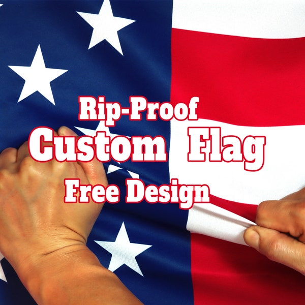 Custom Flag Rip-Proof Fabric Double-Sided Printing for Advertising Personalized Gift Event Banner Wall Decor Print Image Logo Text