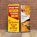 Custom Retractable Banner Stand \u2013 Portable Vinyl Display, Aluminum Base
