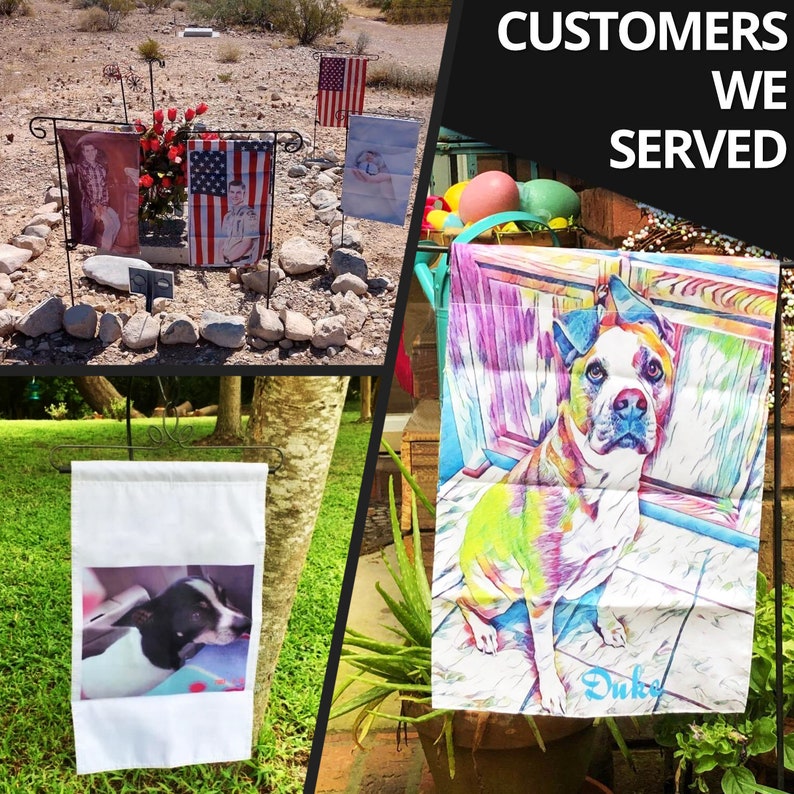 Custom Garden Flag - Double Sided Personalized Porch Decor (18 x 12.5 In) image 5