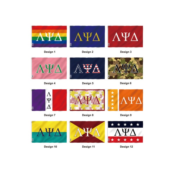 Custom Flag - Fraternity/Sorority Flag - Single & Double Sided - Personalized Gift, Event Banner, Wall Decor- Print Image, Text Anything!