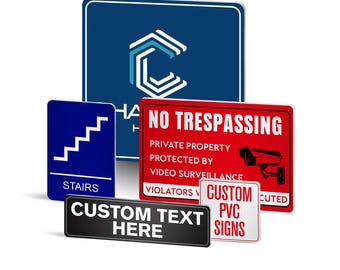 Custom PVC Sign – Personalized Business or Event Sign, UV Print