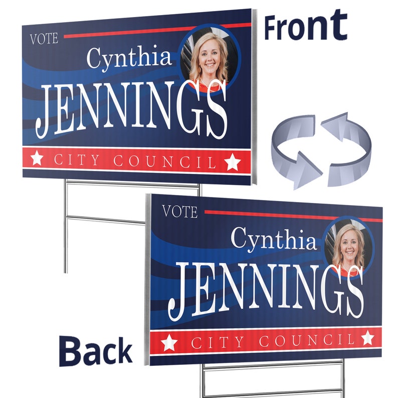 Custom Yard Signs Single & Double Sided Personalized, Advertising, Garden Decoration, Slogan Board Print Image, Logo, Text Anything image 4