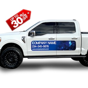 Custom Car Decal - Personalized Vinyl Decals Stickers for Auto Bumper, Vehicle Windshield, SUV, Truck, Boat, Yacht, Laptop and More