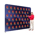 Custom Backdrop Banner - Step & Repeat Banners Aluminum Frame Carrying Case - Portable Display Backdrop for Event, Trade Shows, Advertising