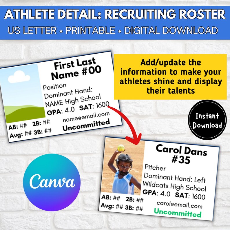 Travel Team Recruit Roster, Recruiting Roster, Athlete Profile, College ...
