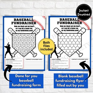 Baseball Fundraiser, Color My Base, Fundraiser Flyer, Team Fundraiser ...