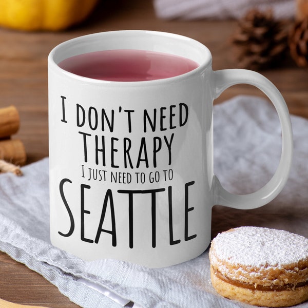 Seattle coffee mug Love Seattle gift Dreaming of Seattle Moving to Seattle coffee cup
